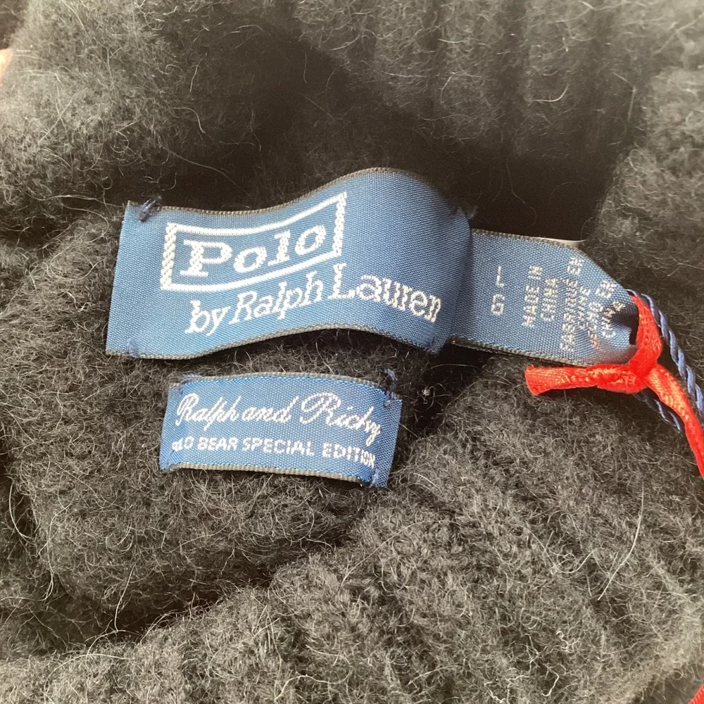 Polo Ralph Lauren Ralph and Ricky Polo Bear Special Edition Turtleneck Sweater